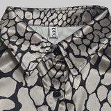 Caoimhe Satin-Effect Print Shirt