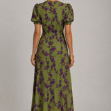 Sheila Floral Wrap Midi Dress