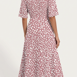 Clare Printed Midi Dress