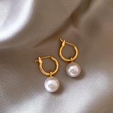 Kathleen Pearl Drop Earrings