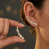 Róisín Floral Crystal Earrings