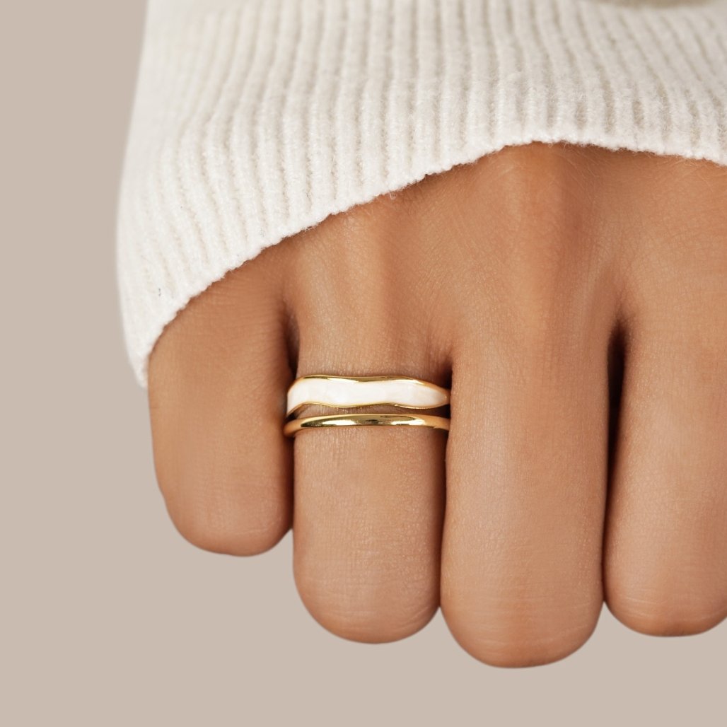 Fiona Layered Gold Ring