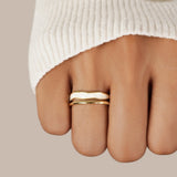 Fiona Layered Gold Ring