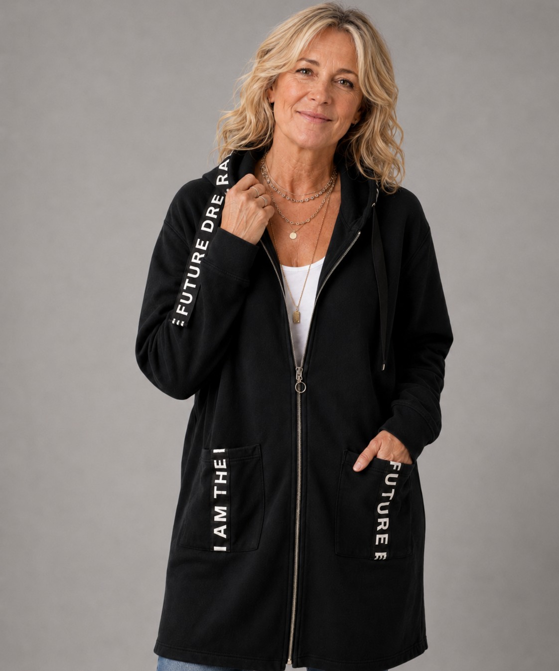 Eileen Fleece-Lined Hooded Coat