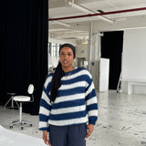 DELACROIX | PULL OVERSIZE EN TRICOT RAYÉ