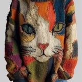 Méabh Cat Motif Knit Jumper